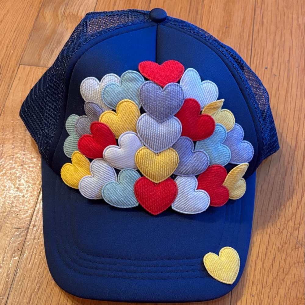 Rakel J Heart Embellished Trucker Hat